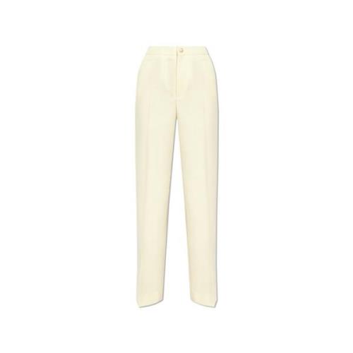 Geplooide broek Moncler , Beige , Dames