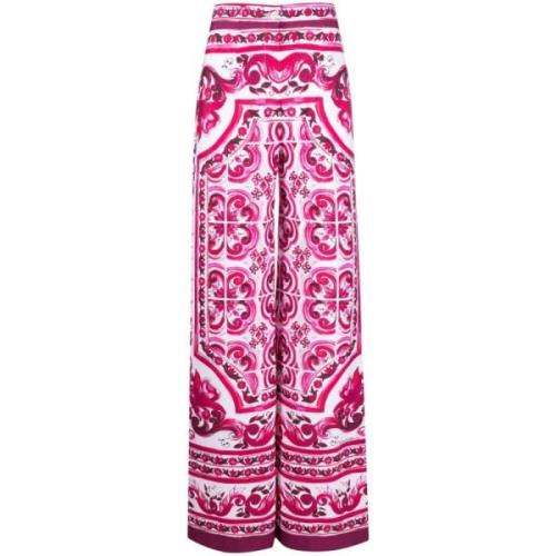 Stijlvolle Broek Dolce & Gabbana , Pink , Dames