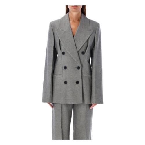 Grijze Zandloper Blazer Jas JW Anderson , Gray , Dames