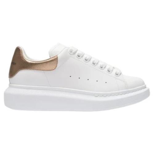 Leather sneakers Alexander McQueen , White , Dames