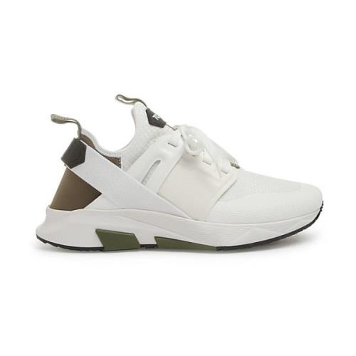 Witte Sneakers Aw24 Tom Ford , White , Heren