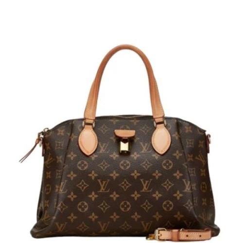 Pre-owned Canvas handbags Louis Vuitton Vintage , Brown , Dames