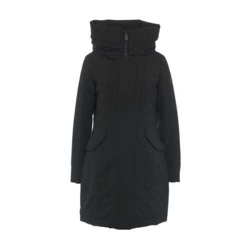 Zwarte Parka Aw24 Dameskleding Peuterey , Black , Dames