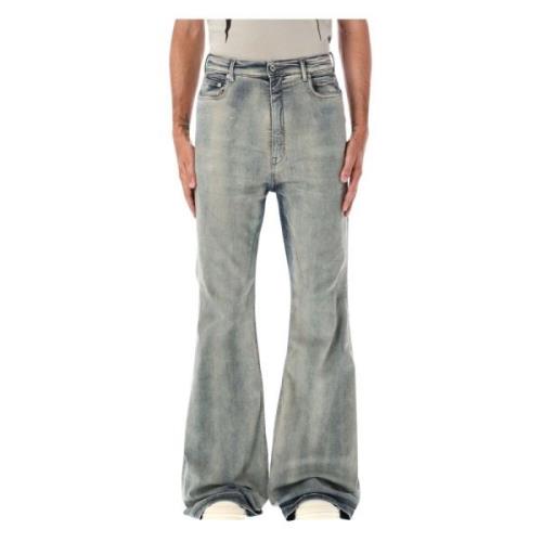 Bolan Bootcut Jeans Sky Aw24 Rick Owens , Blue , Heren