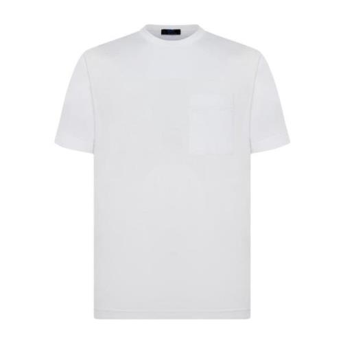 Moderne Wollen Trui met Zak Kiton , White , Heren