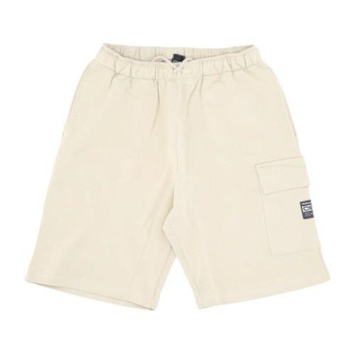 Cargo Sweatshorts Klassiek Label Propaganda , Beige , Heren