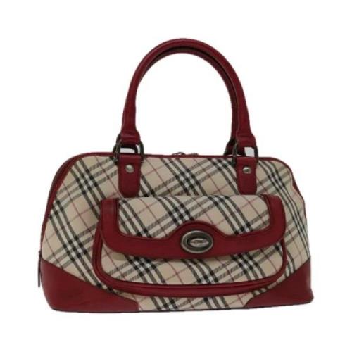 Pre-owned Cotton handbags Burberry Vintage , Red , Dames