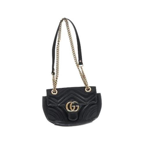 Pre-owned Leather gucci-bags Gucci Vintage , Black , Dames