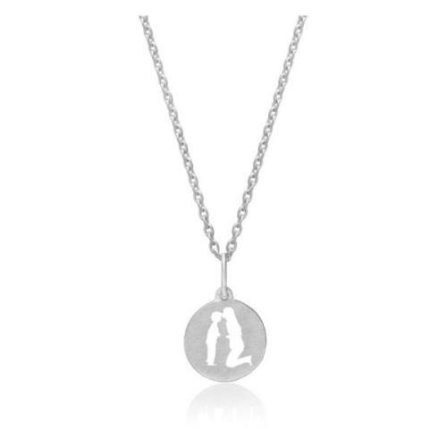 Moeder Kind Ketting Zilver Frk. Lisberg , Gray , Dames