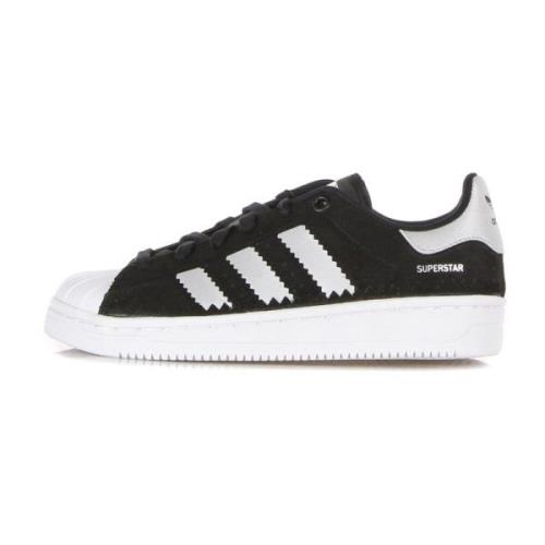 Core Black/Zilver Lage Sneaker Dames Schoen Adidas , Black , Heren