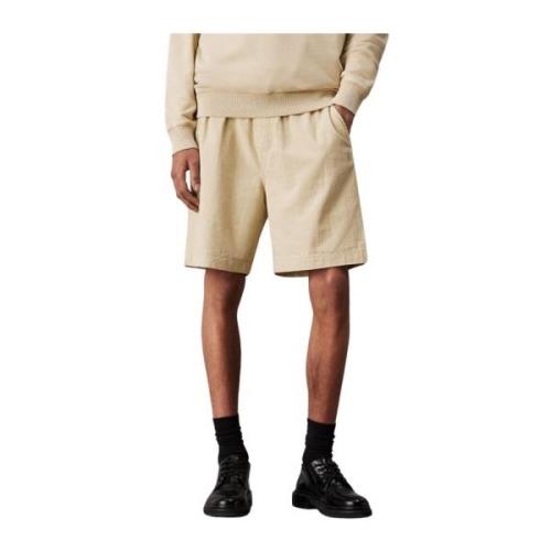 Biologische katoenen shorts - Les Beiges Calvin Klein , Beige , Heren