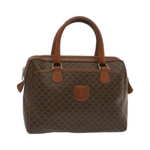 Pre-owned Fabric handbags Celine Vintage , Brown , Dames