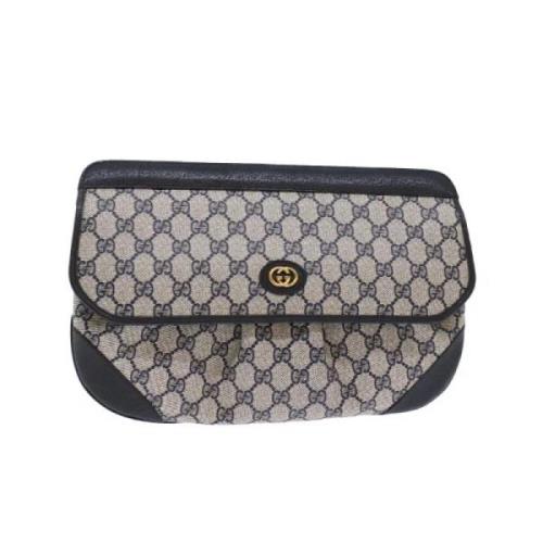 Pre-owned Canvas gucci-bags Gucci Vintage , Gray , Dames