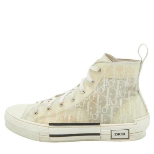 Pre-owned Mesh sneakers Dior Vintage , White , Heren