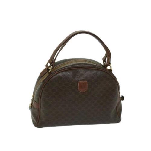 Pre-owned Fabric handbags Celine Vintage , Brown , Dames