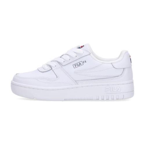 Witte Lage Eco-Leren Sneaker Fila , White , Dames