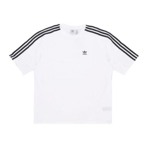 Klassieke Oversized Tee Wit Dames T-shirt Adidas , White , Dames