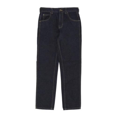 Rinsed Denim Jeans Dickies , Blue , Heren