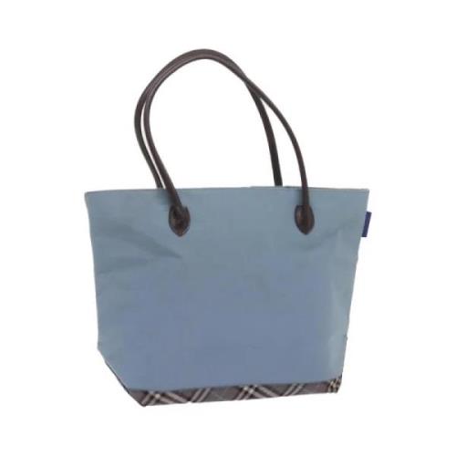 Pre-owned Nylon totes Burberry Vintage , Blue , Dames