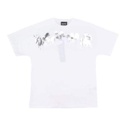 Wit Logo Tee Zachte Pasvorm Katoen Disclaimer , White , Dames