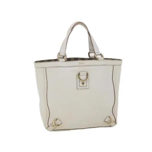 Pre-owned Leather gucci-bags Gucci Vintage , White , Dames