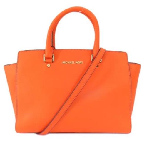 Pre-owned Plastic handbags Michael Kors Pre-owned , Orange , Dames