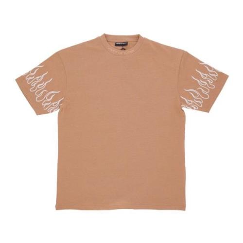 Vlam Borduurwerk Tee Terracotta T-Shirt Vision OF Super , Orange , Her...