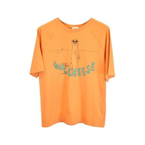 Pre-owned T-shirt Gucci Vintage , Orange , Heren