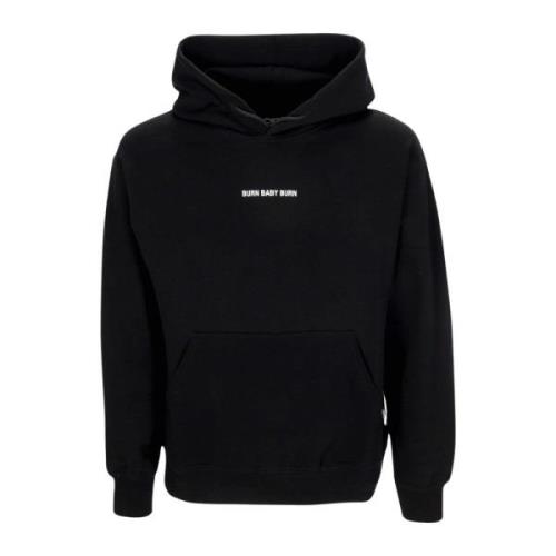 Zwarte lichtgewicht hoodie met slangenprint Propaganda , Black , Heren