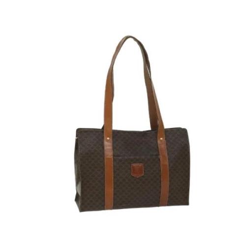 Pre-owned Canvas celine-bags Celine Vintage , Brown , Dames