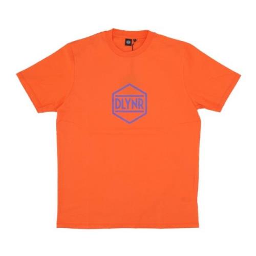 Klassieke Logo Tee Oranje T-shirt Dolly Noire , Orange , Heren