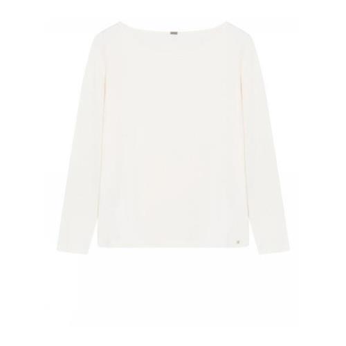 Slim T-Shirt Top Off White Gustav , White , Dames