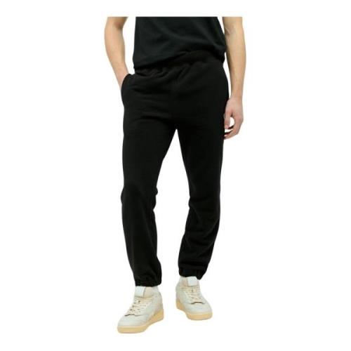 Fleece Track Pants met Logo Patch A Bathing APE , Black , Heren