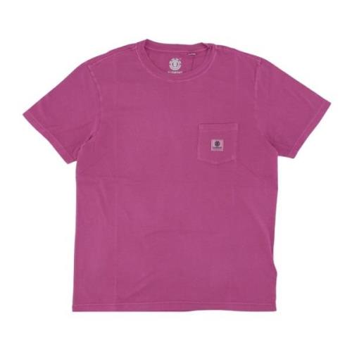 Zak Pigment Tee Diep Orchidee T-shirt Element , Pink , Heren