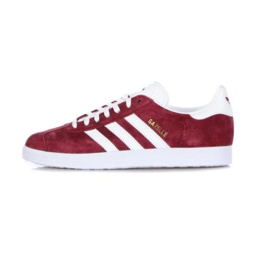 Burgundy Suede Low Top Sneaker Adidas , Red , Heren