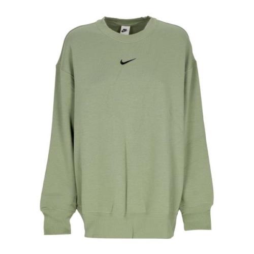 Phoenix Fleece Crewneck Sweatshirt Oil Green Nike , Green , Dames