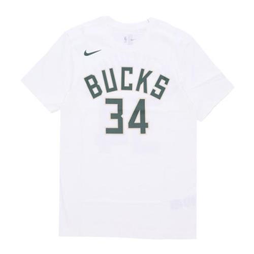 Giannis Antetokounmpo NBA Tee Nike , White , Heren