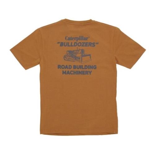 Kruidenweg Tee T-Shirt CAT , Brown , Heren