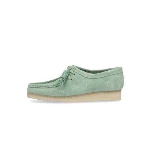 Groene Wallabee Moccasin Schoen Clarks , Green , Dames