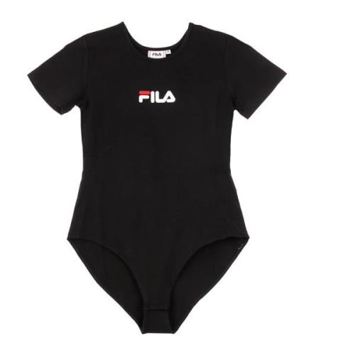 Yuliana Crew-neck Bodysuit Zwart Fila , Black , Dames