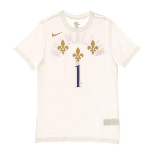 City Edition Zion Williamson Tee Nike , White , Heren