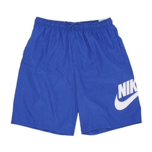 Club Geweven Shorts Spel Royal/Wit Nike , Blue , Heren