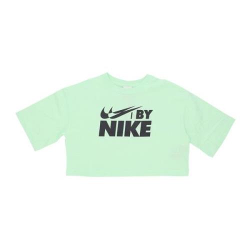 Sportswear Swoosh Logo Crop Tee Nike , Green , Dames