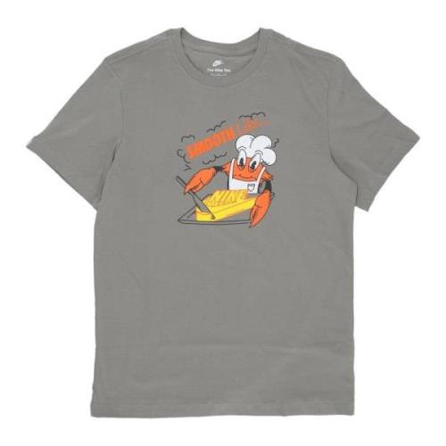 Lobster Print Sportswear T-Shirt Nike , Gray , Heren