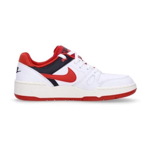 Retro Low Force Sneaker Wit/Rood/Zwart Nike , Multicolor , Heren