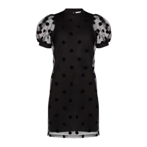 Polka Dot Tule Mini Jurk Nina Ricci , Black , Dames