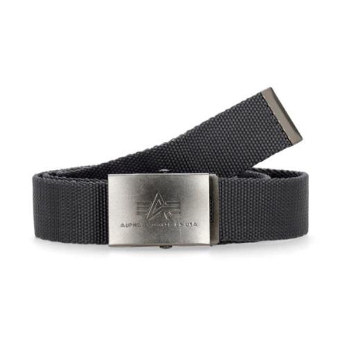 Stevige Nylon Canvas Riem Alpha Industries , Gray , Heren