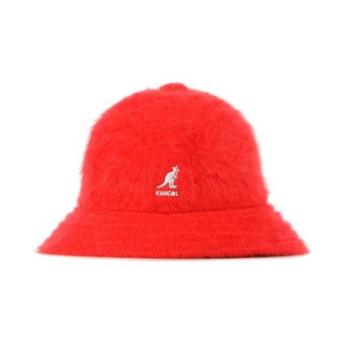 Casual Scarlet Fur Bucket Hat Kangol , Red , Heren