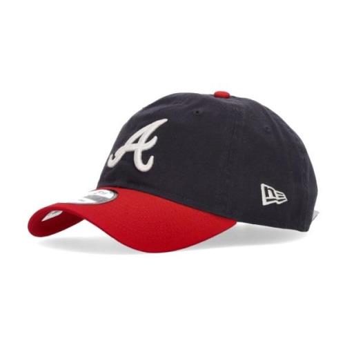 Atlanta Braves Curved Visor Cap New Era , Black , Unisex