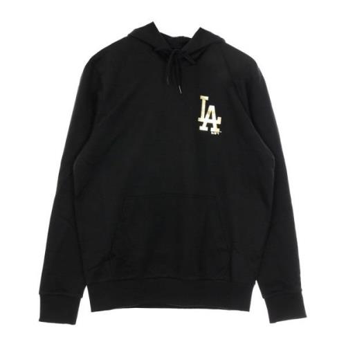 Dodgers Metallic Hoodie Zwart New Era , Black , Heren